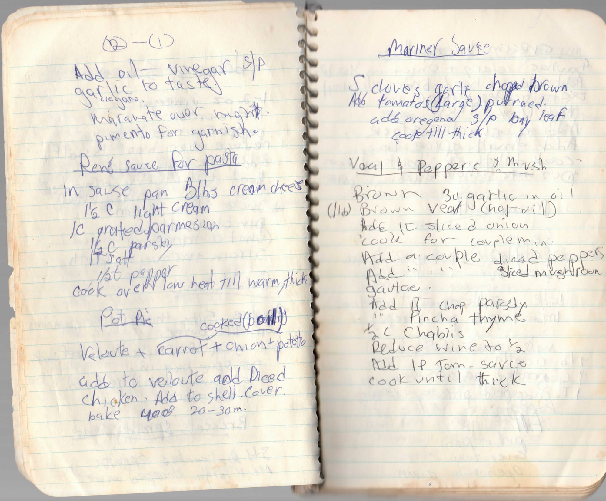 Handwritten notebook page 6, showing Brussels Sprouts Salad