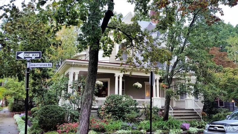 Kennedy family home at 51 Abbottsford Road, Brookline