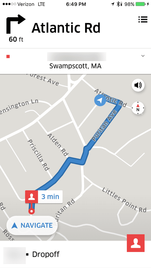 Navigation to Swampscott, MA, 3 minutes away