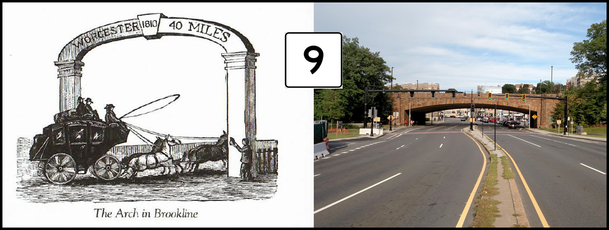 The Famous Arch in Brookline