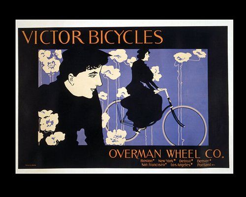 Victor Bicycles poster by the Overman Wheel Co.