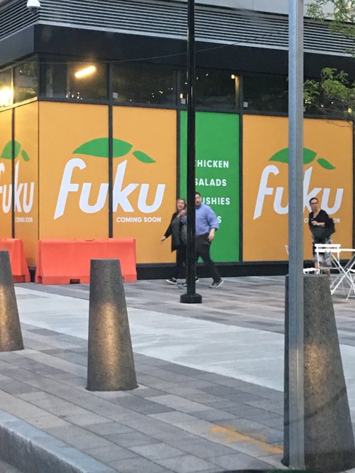 Fuku chicken restaurant, coming soon