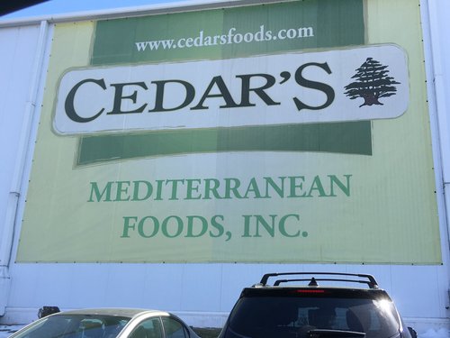 Cedar's Mediterranean Foods building sign