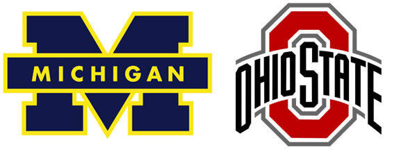University of Michigan and Ohio State logos