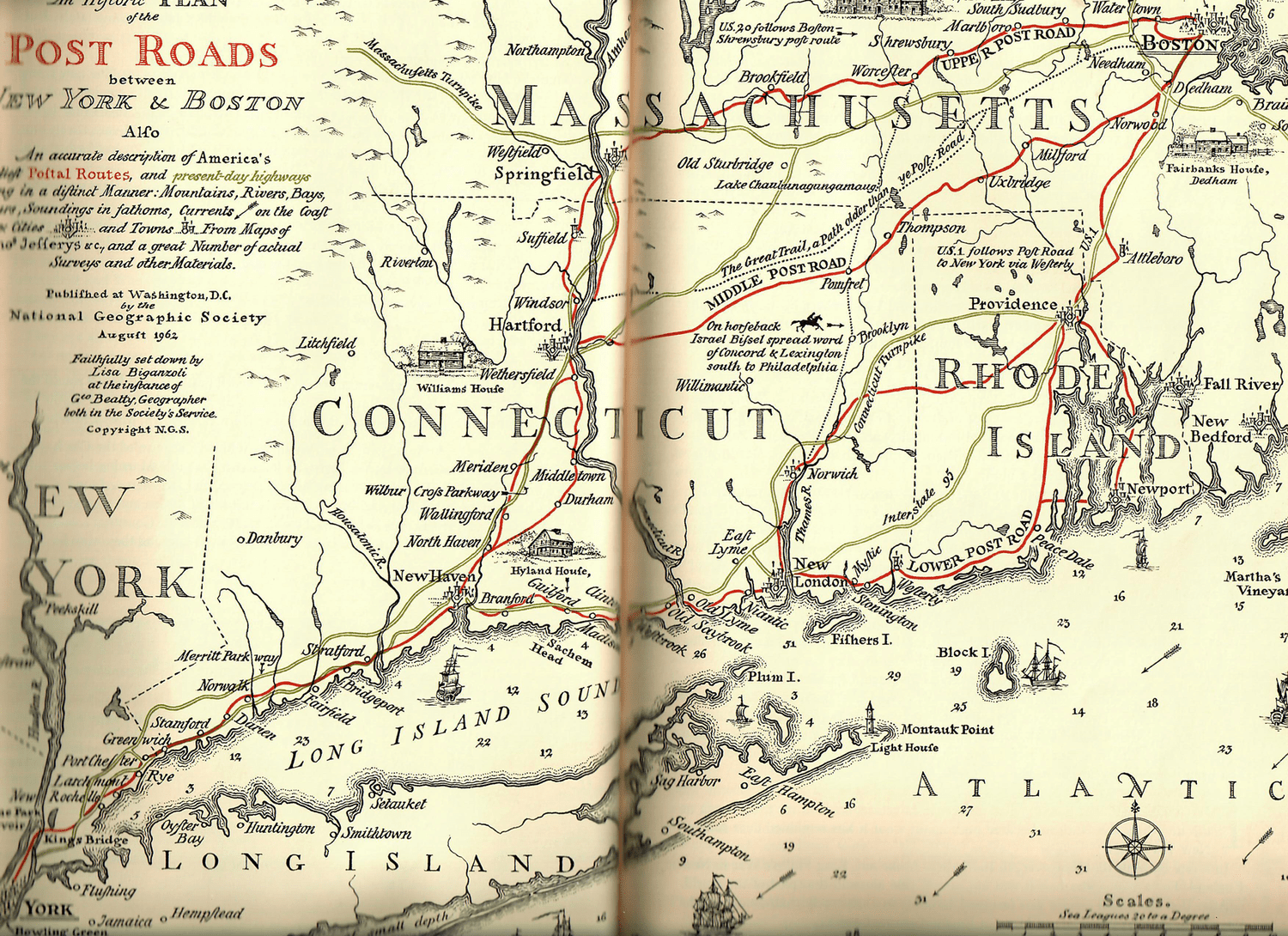 Boston Post Road (Source: National Geographic)