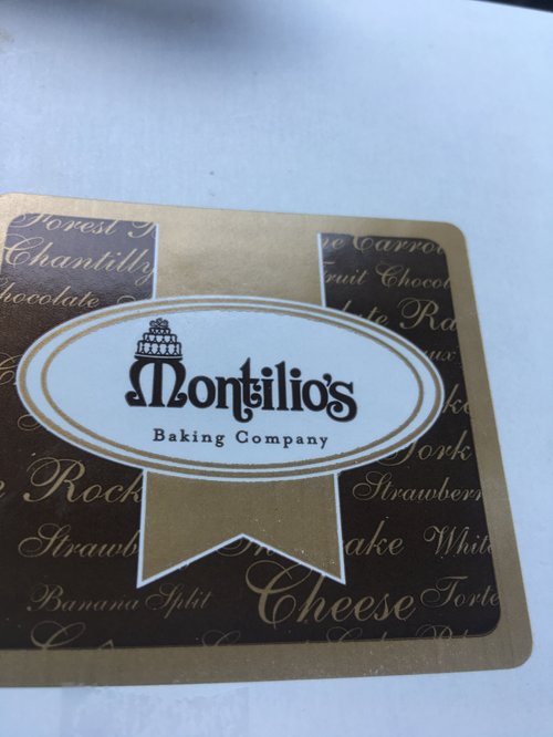 Montilio's Baking Company box label