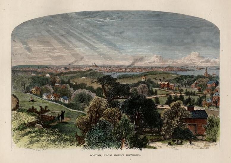 Boston, from Mt. Bowdoin